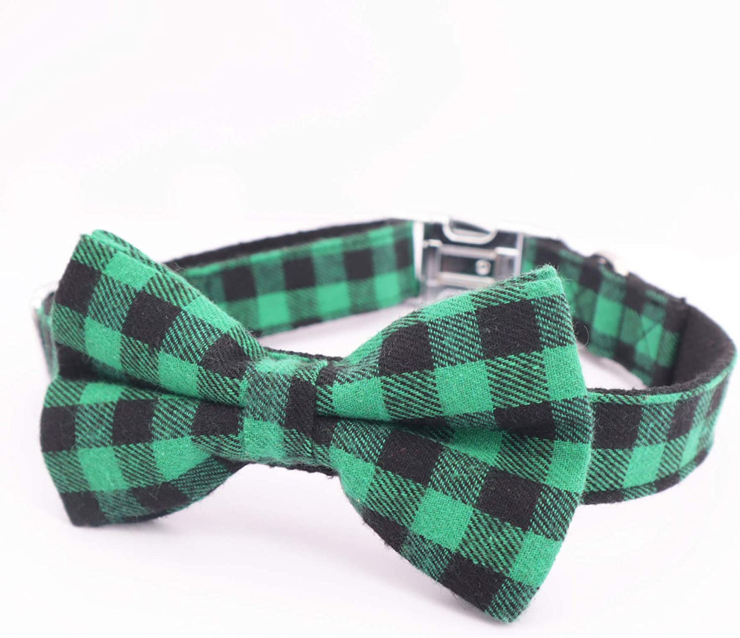 Halloween Dog Collar Dog Bowtie Dog Accessory Halloween Dog Costume for Halloween Party (M) Animals & Pet Supplies > Pet Supplies > Dog Supplies > Dog Apparel YIWU MIYI CO.,LTD Green Bow XS 