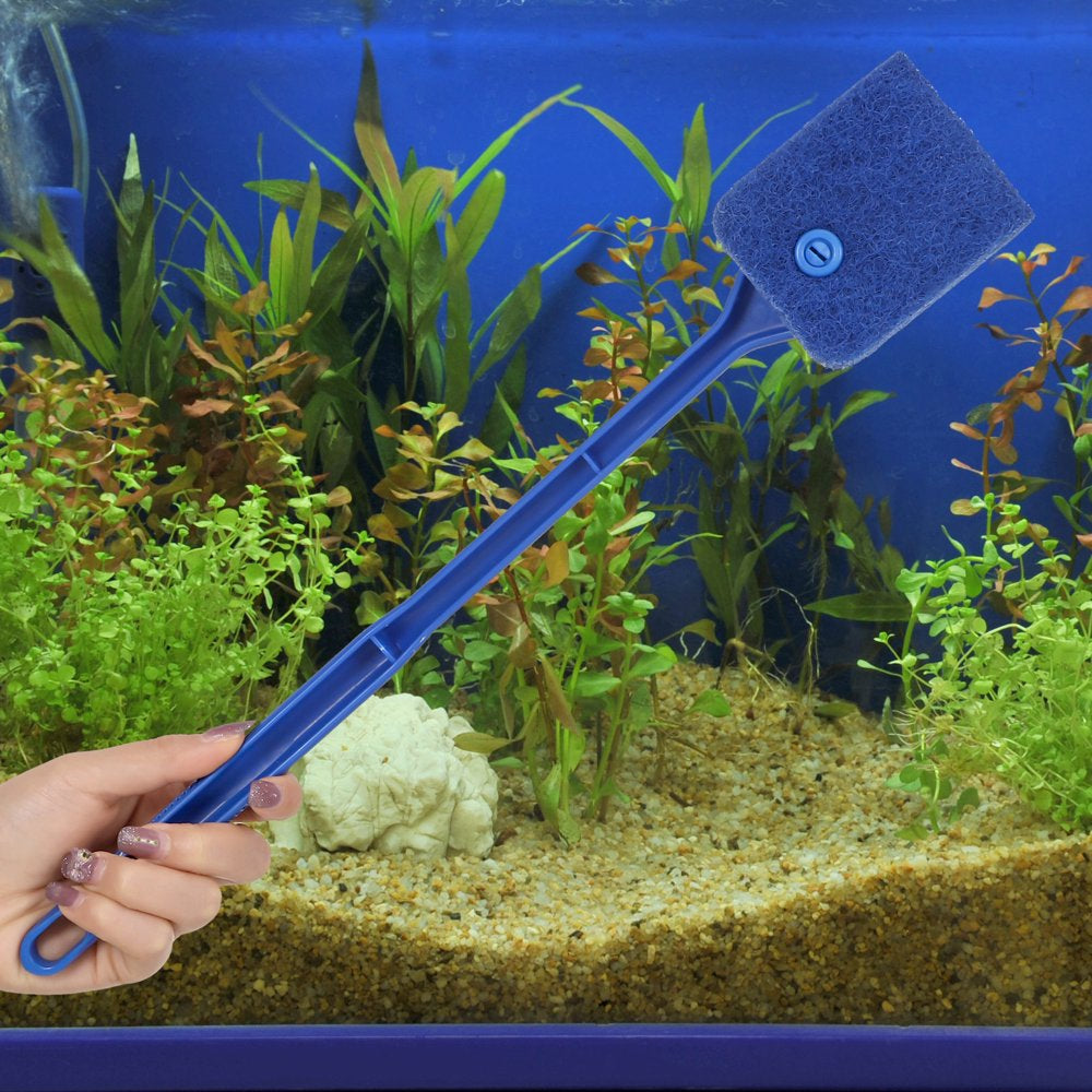 HEQUSIGNS 2Pcs Aquarium Fish Tank Fishing Net and Cleaning Brush for Cleaning Tanks as Aquarium Accessories Animals & Pet Supplies > Pet Supplies > Fish Supplies > Aquarium Cleaning Supplies HEQUSIGNS   