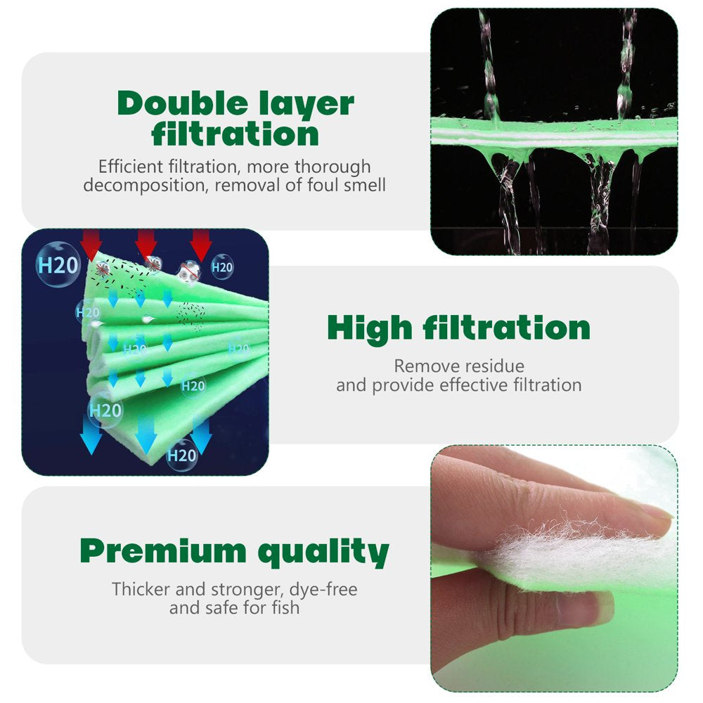 FRCOLOR Balacoo Aquarium Filter Pad Biochemical Polyether Filter Thickened Roll Pad Fish Tank Water Cleaning Supplies (120X30X0.8Cm) Animals & Pet Supplies > Pet Supplies > Fish Supplies > Aquarium Filters FRCOLOR   