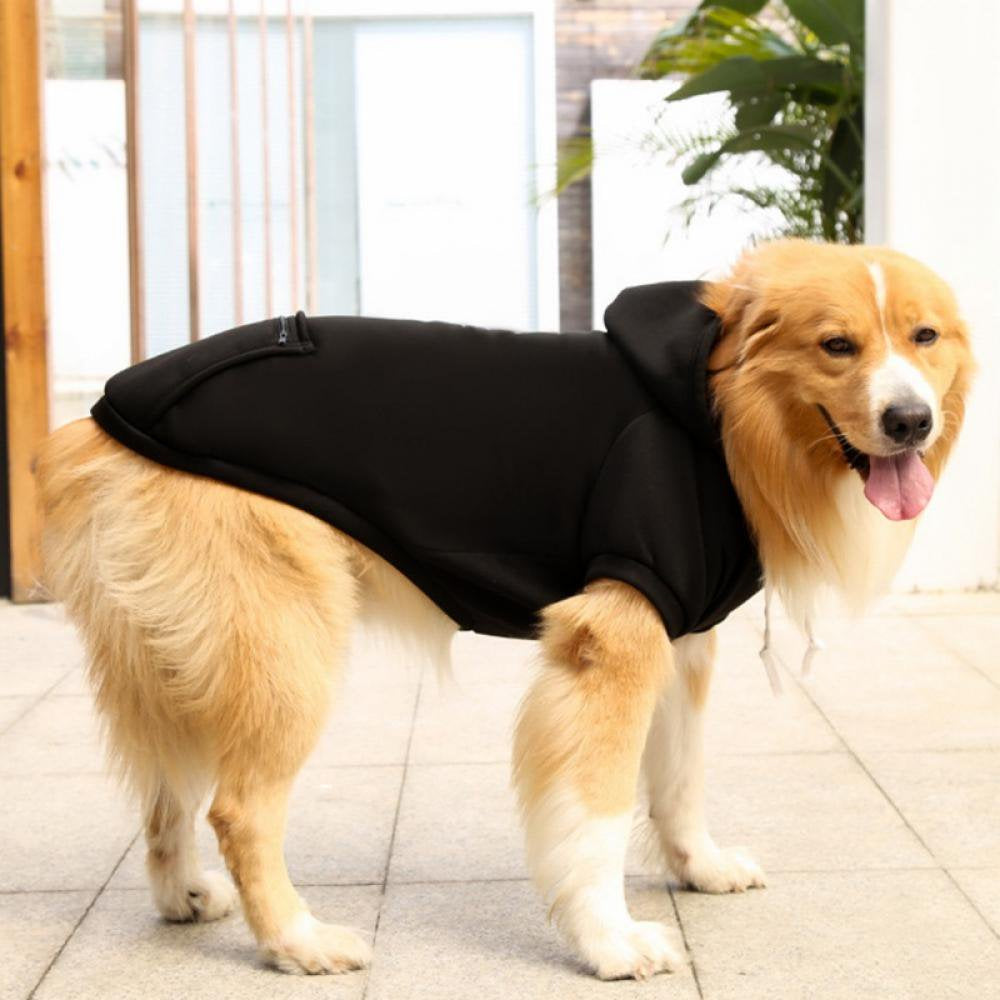 Pet Dog Hoodie Sweaters with Hat, Cold Weather Hoodies with Pocket Hooded Clothes Apparel Costume Puppy Cat Winter Jacket Warm Coat Sweater for Small Medium Large Dogs Cats Puppy Animals & Pet Supplies > Pet Supplies > Cat Supplies > Cat Apparel FYCONE   