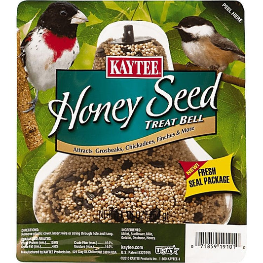 Kaytee Honey Seed Treat Bell 1 Lb Pack of 4 Animals & Pet Supplies > Pet Supplies > Bird Supplies > Bird Treats Kaytee   