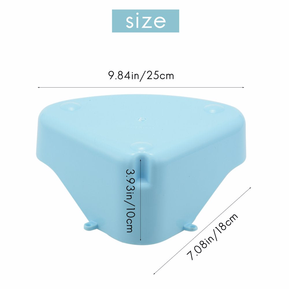 Deoxygene Rabbit Toilet Litter Tray,Small Animal Toilet Corner Potty, Pet Litter Trays Corner for Rabbit, Hamster (Blue) Animals & Pet Supplies > Pet Supplies > Small Animal Supplies > Small Animal Bedding Deoxygene   