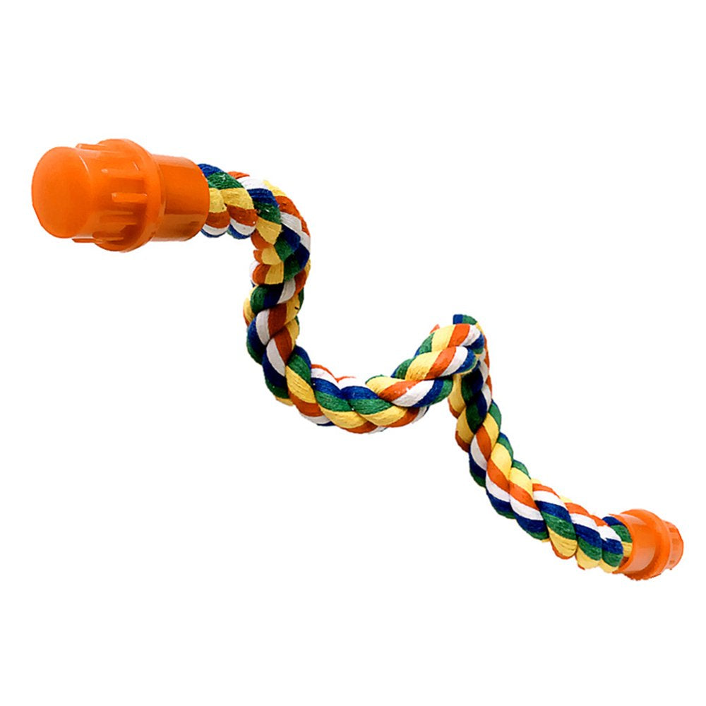 SPRING PARK 40/55/80Cm Bird Spiral Cotton Rope Perches Parrots Chewing Bungee African Grey Cage Toys Swing Birdcage Accessories Parakeet Climbing Chew Toy Animals & Pet Supplies > Pet Supplies > Bird Supplies > Bird Cage Accessories SPRING PARK   