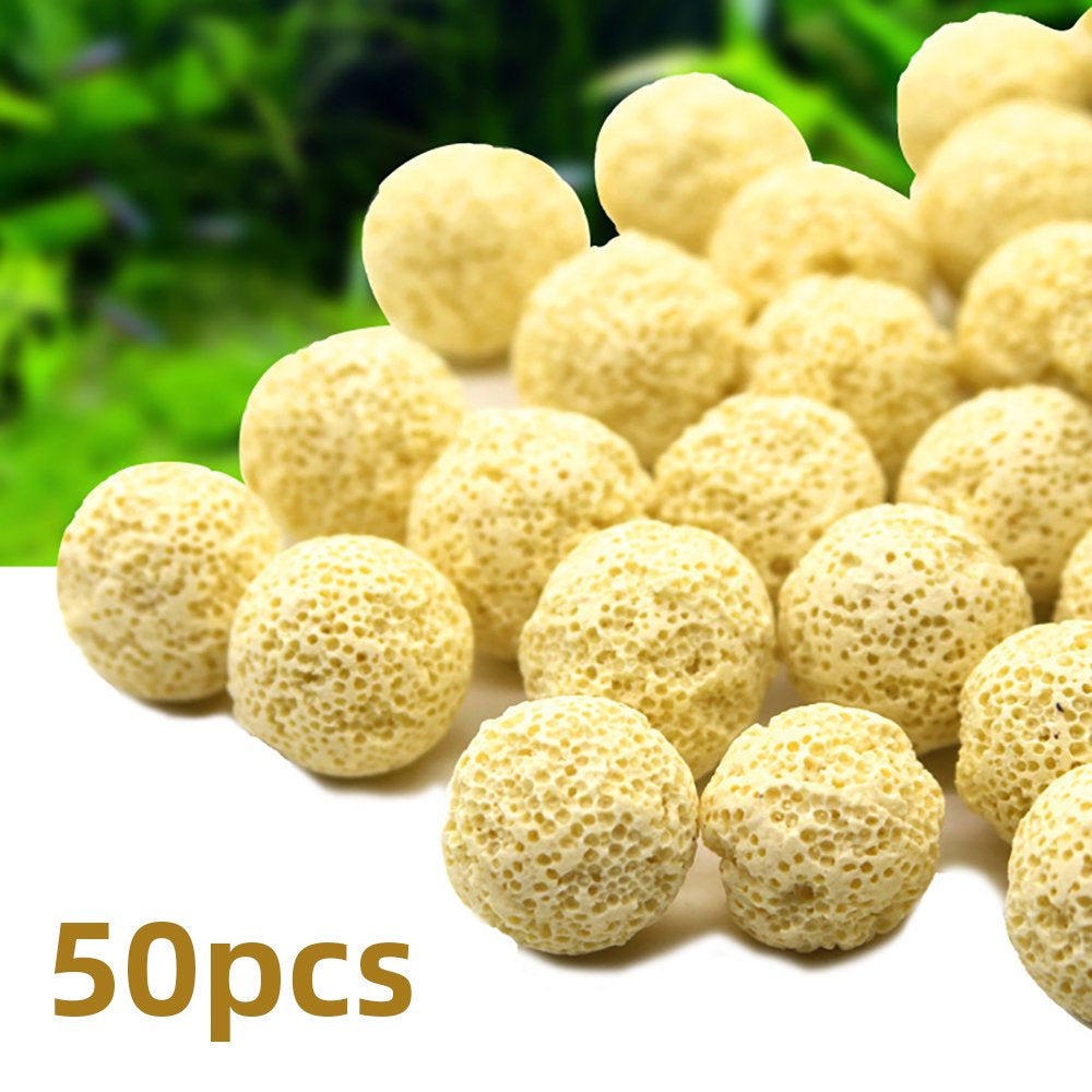 Aquarium Filter Media Ball Aquarium Bio Ball for Aquarium Filter 20PCS Animals & Pet Supplies > Pet Supplies > Fish Supplies > Aquarium Filters Anself 50pcs  