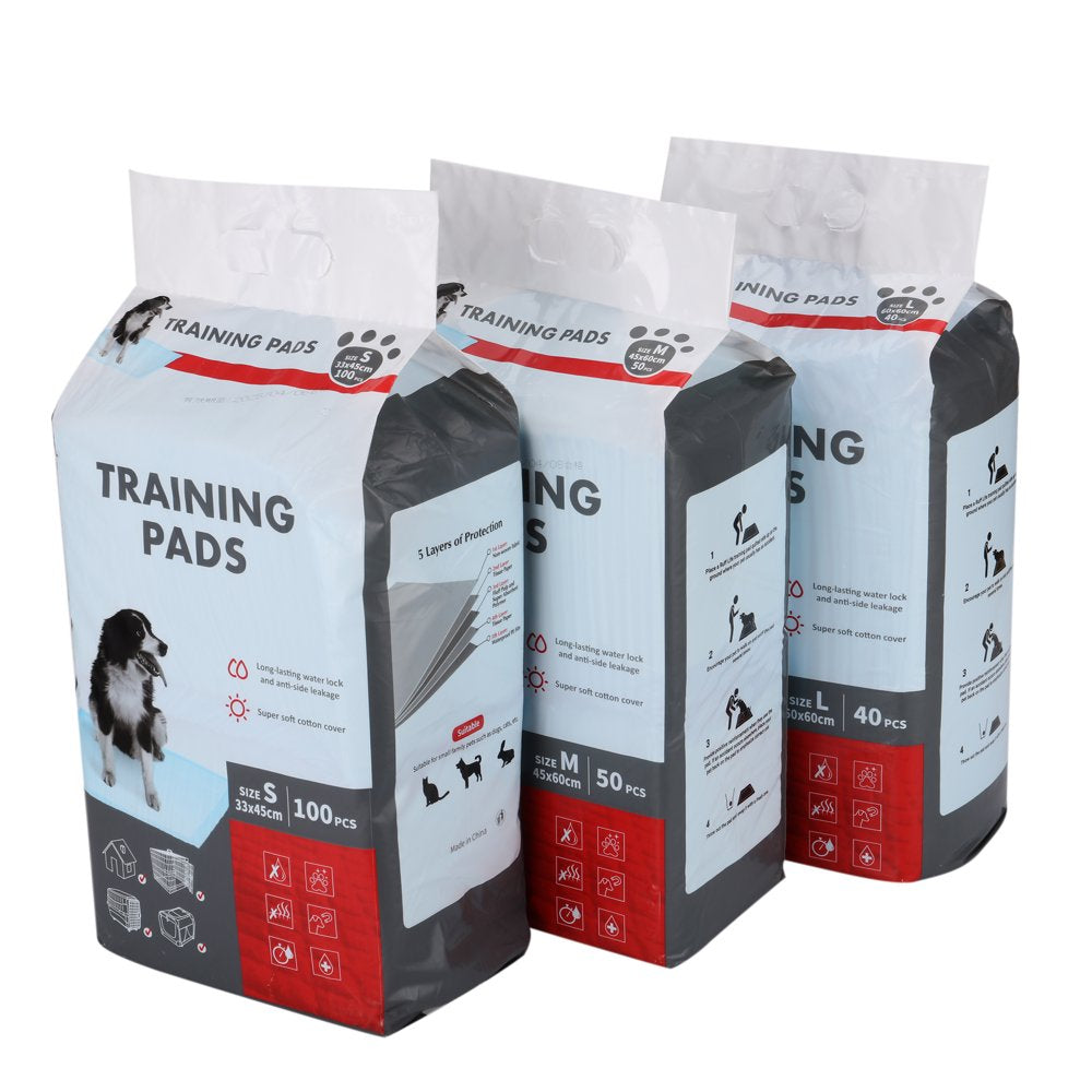 Kingshop Disposable Dog Training Pee Pads Ultra Absorbent Diaper Cage Mat Unscented Disposable Underpads for Puppy Large Pet Animals & Pet Supplies > Pet Supplies > Dog Supplies > Dog Diaper Pads & Liners KingShop   