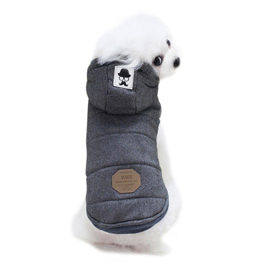 Small Pet Dog Puppy Cotton Padded Hooded Coat Warm Jacket Sweater Winter Apparel Animals & Pet Supplies > Pet Supplies > Dog Supplies > Dog Apparel BODYJONES M  