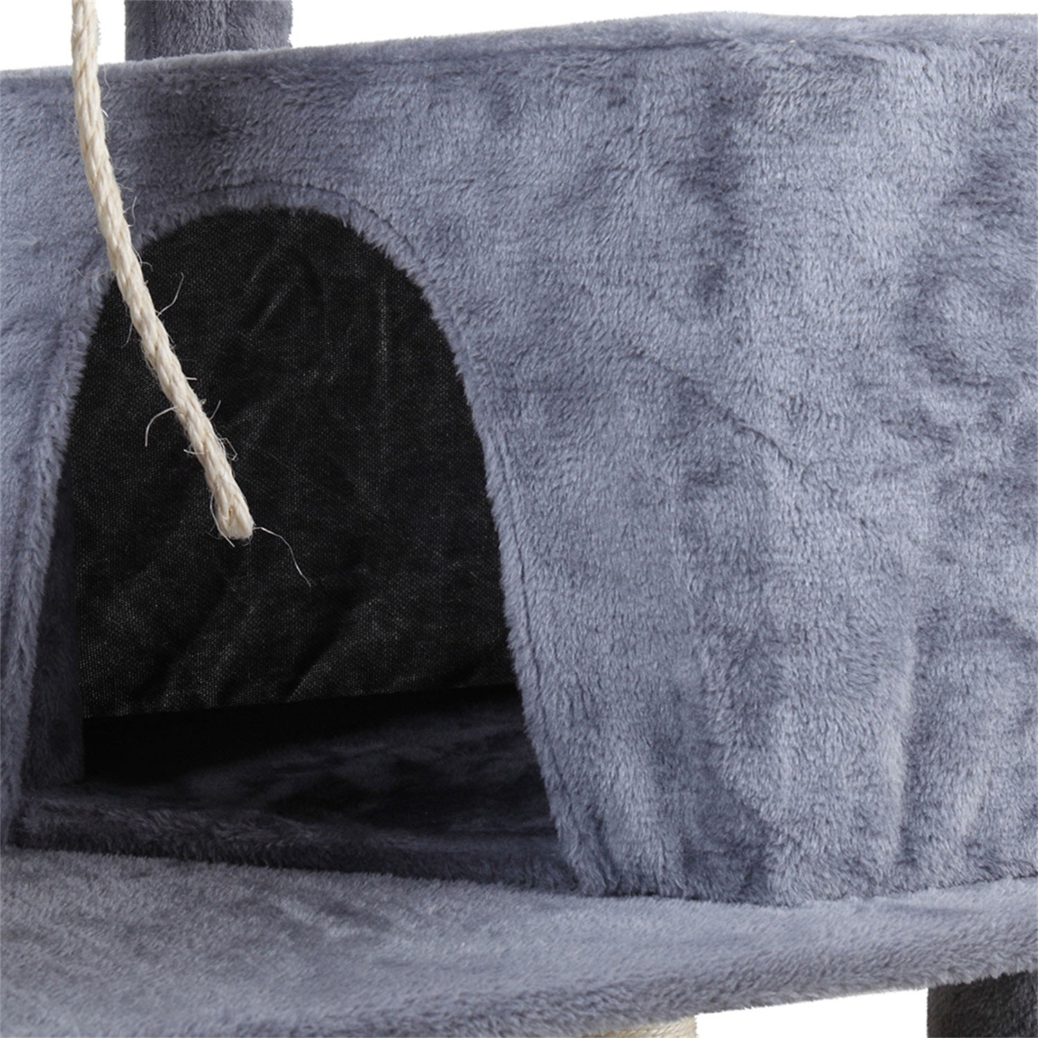 Pefilos Cat Tower for Indoor Cats, Pet Furniture for Cats and Kittens ,Cat Tree for Big Cats, 58.3-Inch Cat Condo,Gray Animals & Pet Supplies > Pet Supplies > Cat Supplies > Cat Furniture Pefilos   