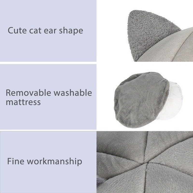 Harupink Pet Dog Cat Calming Plush Bed Warm Soft Cute Nest Comfortable Sleeping Pet Rope Toys Animals & Pet Supplies > Pet Supplies > Cat Supplies > Cat Beds Harupink   