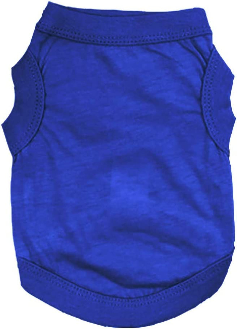 And Solid Vest Cat Dog Warm Pet Clothes Puppy Soft Pajamas Cat Apparel Stretchy Summer Shirts Doggy Tee Outfits Costume Vest Animal (X-Small, Green) Animals & Pet Supplies > Pet Supplies > Dog Supplies > Dog Apparel HonpraD Blue Large 