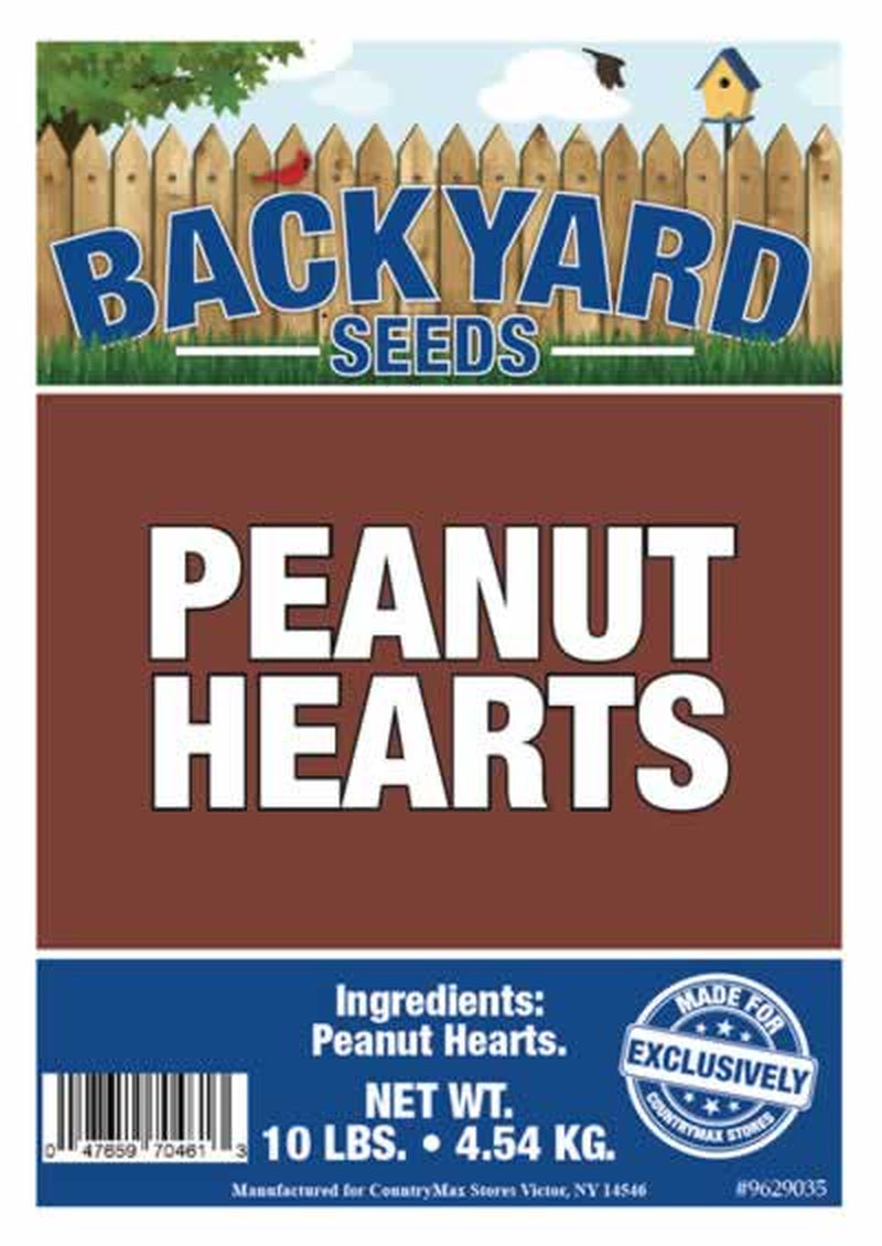 Backyard Seeds Peanut Hearts 10 Pounds Animals & Pet Supplies > Pet Supplies > Bird Supplies > Bird Treats BACKYARD SEEDS   