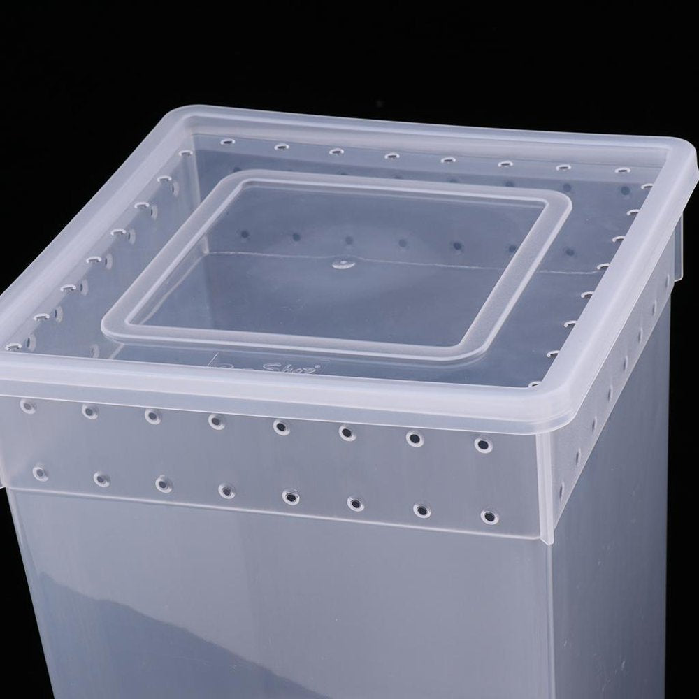 Reptile Breeding Box, Amphibian Feeding Container for Spider Chameleon White Animals & Pet Supplies > Pet Supplies > Reptile & Amphibian Supplies > Reptile & Amphibian Food HOMYL   