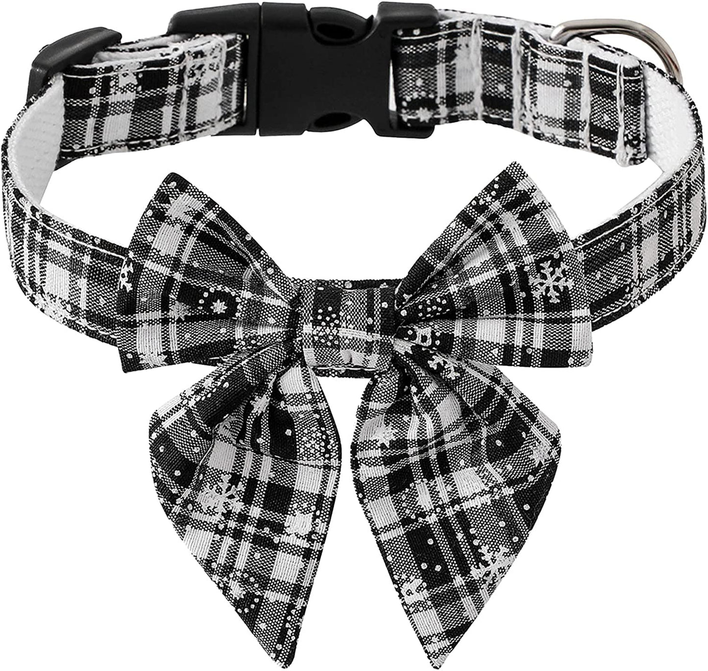 Male Cat Collar Reflective Dog Collars with Bows Bows for Dogs 3 Solid Color Sailor Bow Ties Adjustable Collars for Small Medium Large Dogs Animals & Pet Supplies > Pet Supplies > Dog Supplies > Dog Apparel HonpraD I One Size 