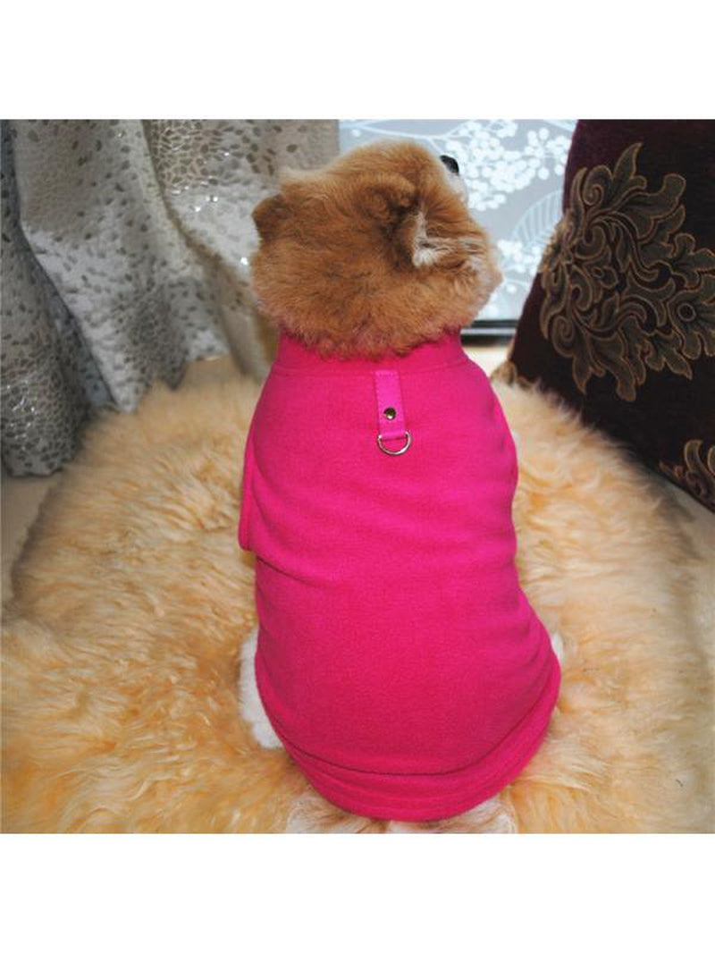 Pet Dog Warm Coat Sweater Puppy Fleece Jacket Outwear Apparel Animals & Pet Supplies > Pet Supplies > Dog Supplies > Dog Apparel Catlerio   