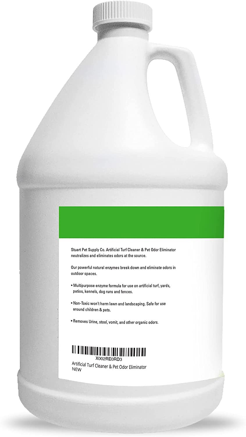 Stuart Pet Supply Artificial Turf Cleaner and Outdoor Pet Odor Eliminator Concentrate Is Ideal for Yards, Artificial Grass and Patios, Great Yard Odor Eliminator for Dogs Doggie Doo Dissolver Gallon Animals & Pet Supplies > Pet Supplies > Dog Supplies > Dog Kennels & Runs Stuart Pet Supply Co.   