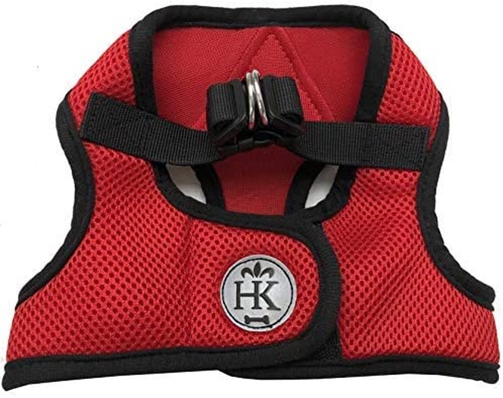 H&K Hudson Harness | Red (Extra-Small) | Easy Control Step-In Mesh Vest Harness for Dogs with Reflective Strips for Safety | Walking, Training Harness for Dogs Animals & Pet Supplies > Pet Supplies > Dog Supplies > Dog Apparel Huxley & Kent Red Extra-Large 