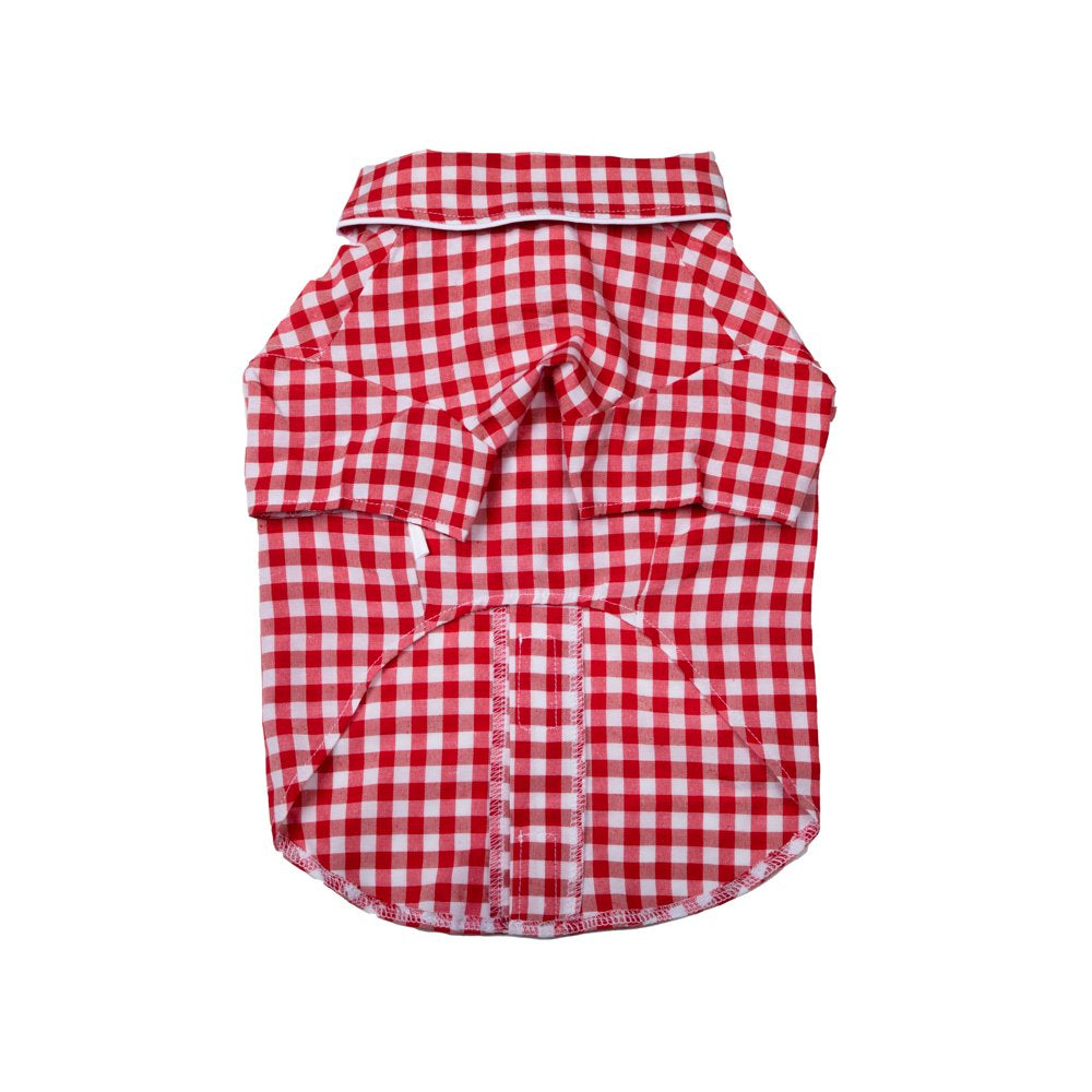 Doggy Parton, Dog Clothes, Gingham Western Dog or Cat Shirt, Red, XS Animals & Pet Supplies > Pet Supplies > Cat Supplies > Cat Apparel Mission Pets, Inc   