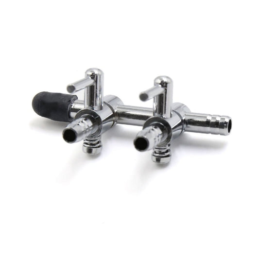 Stainless Steel 2 Way Air Flow Splitter Pump Lever Valve for Aquarium Fish Tank Animals & Pet Supplies > Pet Supplies > Fish Supplies > Aquarium & Pond Tubing Unique-Bargains   