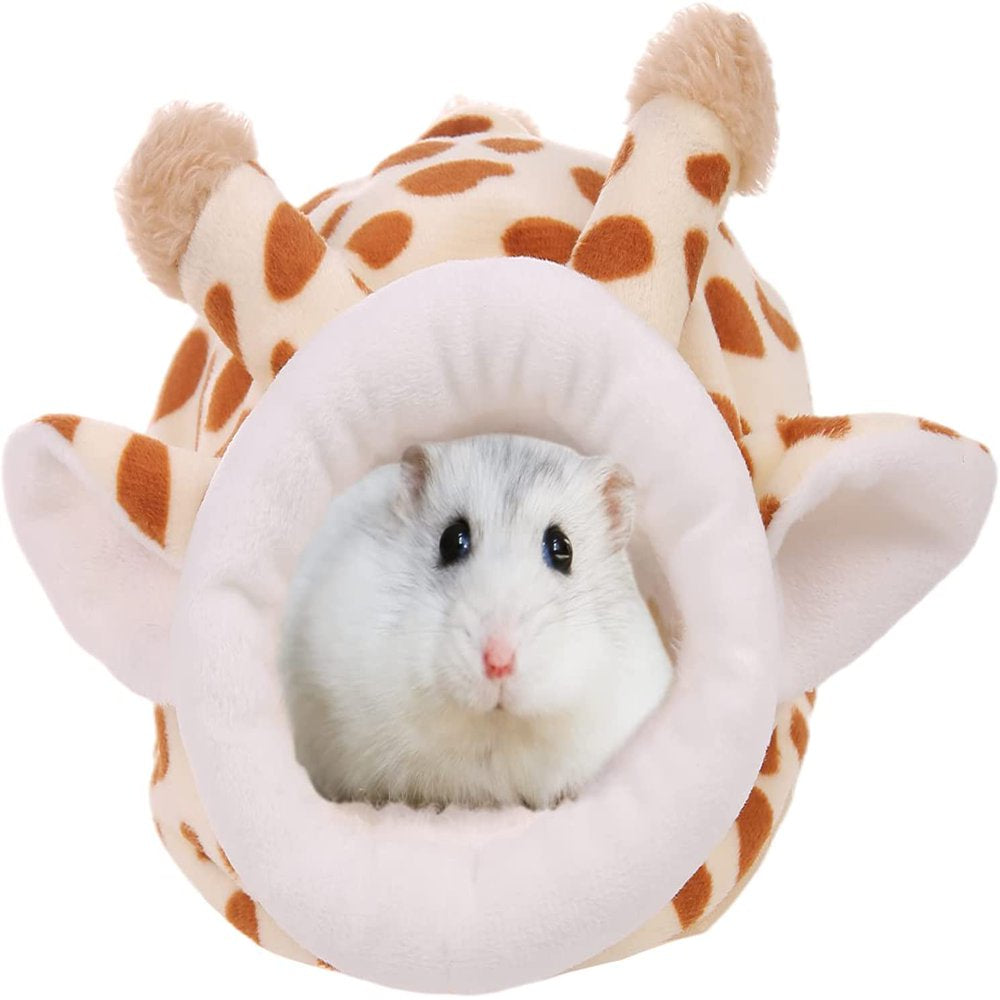 SAYTAY Hamster Mini Bed, Warm Small Pets Animals House Bedding, Cozy Nest Cage Accessories, Lightweight Cotton Sofa for Dwarf Hamster