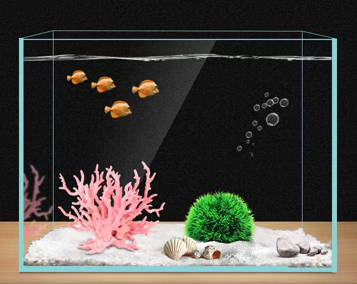 Fish Tank Decorations Aquarium Plants Rocks Plastic Cave Rock Decor Artificial Fish Tank Plants 8PCS Animals & Pet Supplies > Pet Supplies > Fish Supplies > Aquarium Decor MetMetalrt   