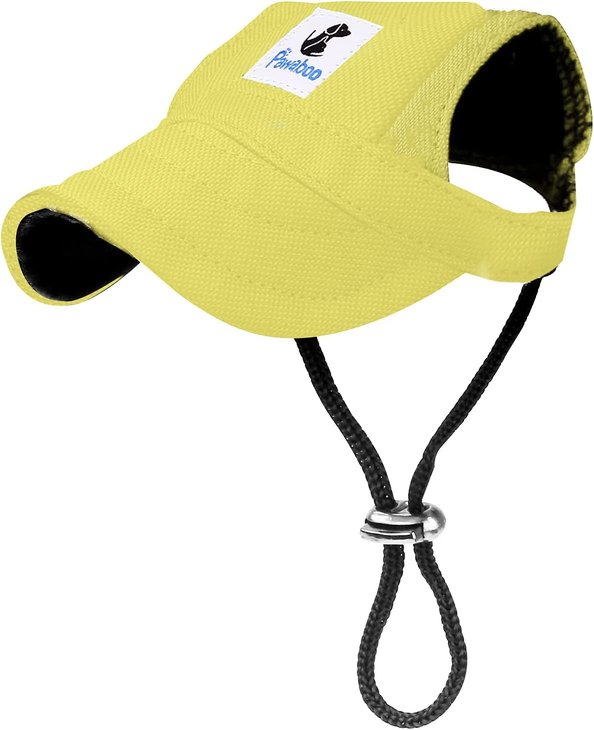 Pawaboo Dog Baseball Cap, Adjustable Dog Outdoor Sport Sun Protection Baseball Hat Cap Visor Sunbonnet Outfit with Ear Holes for Puppy Small Dogs, Small, Red Animals & Pet Supplies > Pet Supplies > Dog Supplies > Dog Apparel Pawaboo Yellow Large (Pack of 1) 