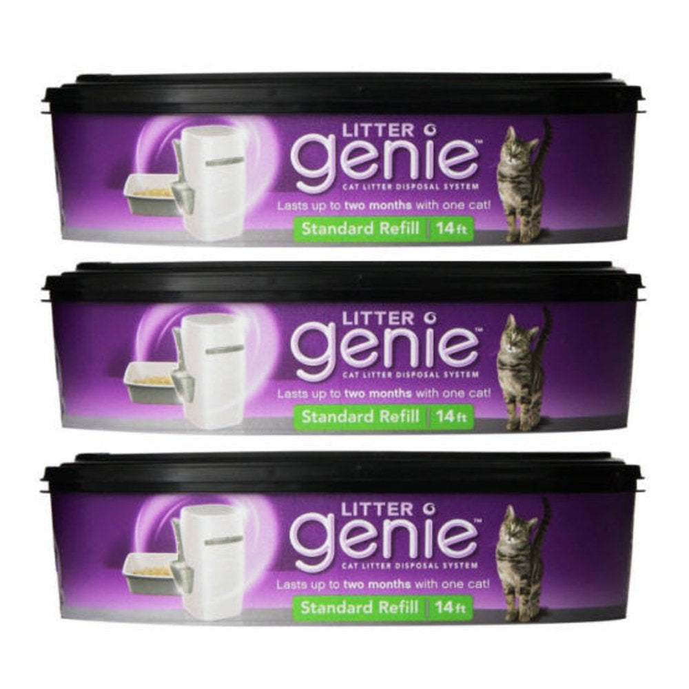 Litter Genie, Cat Litter Disposal System, 3 Pack Refill Animals & Pet Supplies > Pet Supplies > Cat Supplies > Cat Litter N/A   