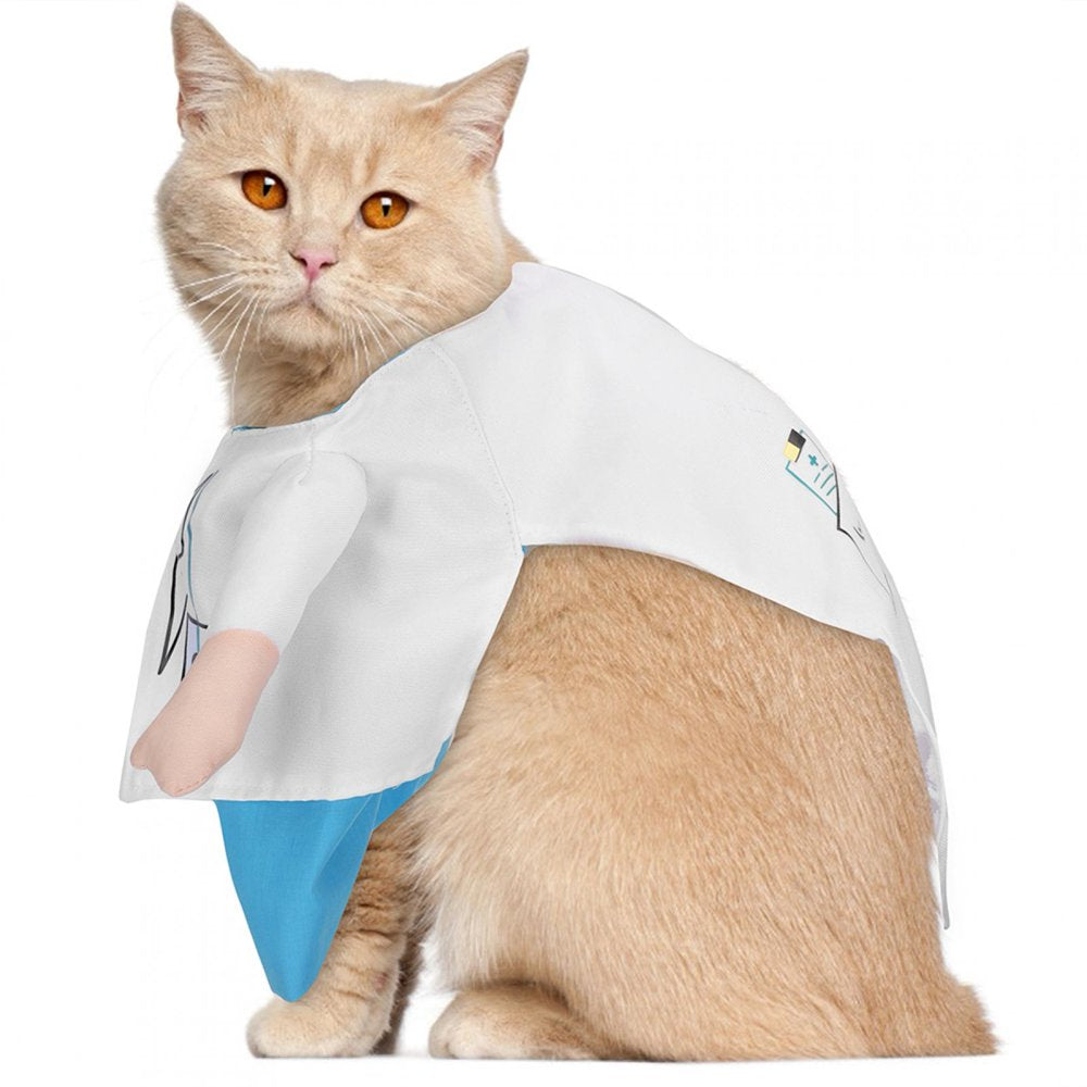 Cat Clothes, Cat Costume, Dressing-Up Costume Clothing Mini for Cats White Type 4 Animals & Pet Supplies > Pet Supplies > Cat Supplies > Cat Apparel Ecoyyzn   