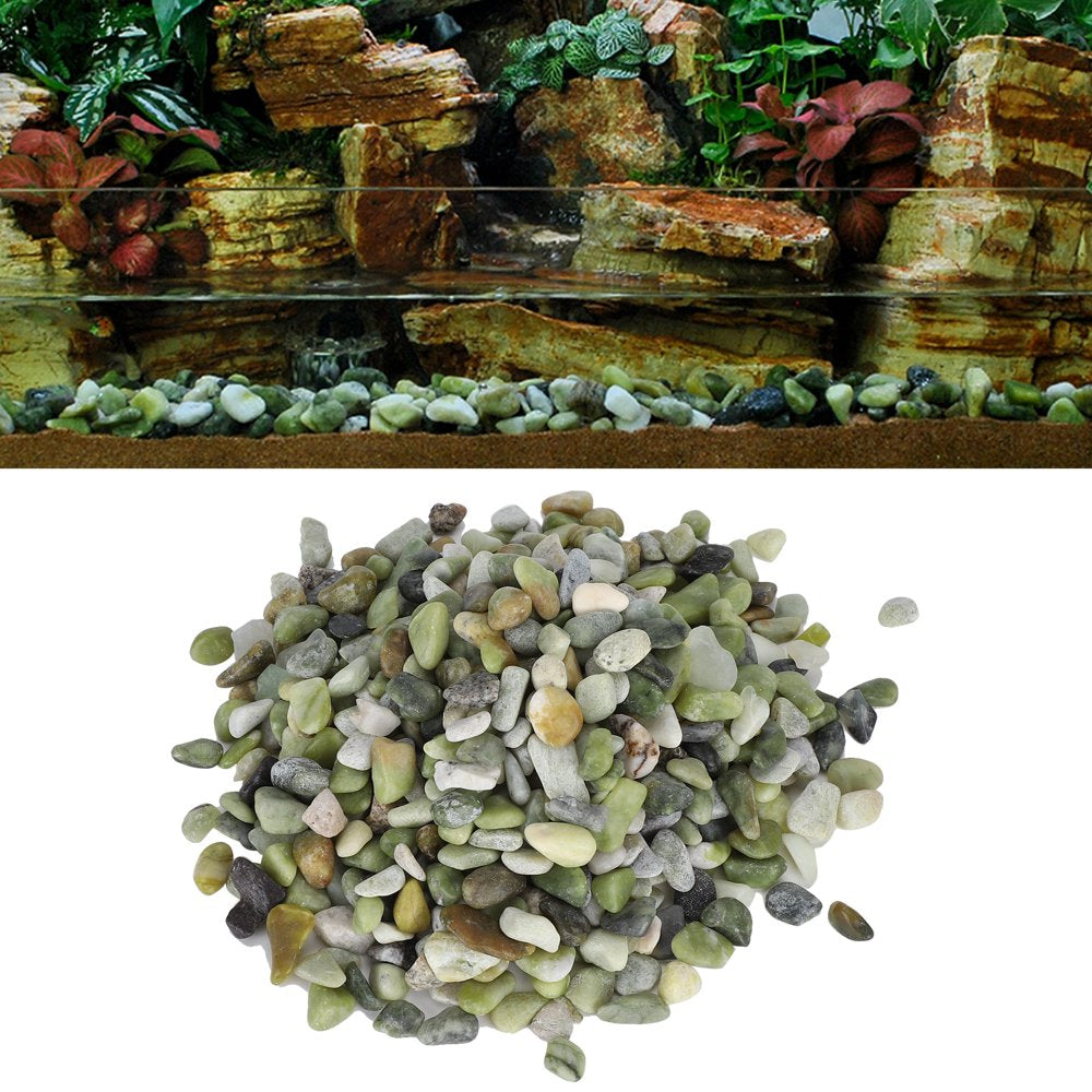 Landscape Fish Tanks Gravel Decoration Landscaping Aquarium Bottom Sand Natural Pebbles Stone 1Kg Animals & Pet Supplies > Pet Supplies > Fish Supplies > Aquarium Gravel & Substrates LYUMO   