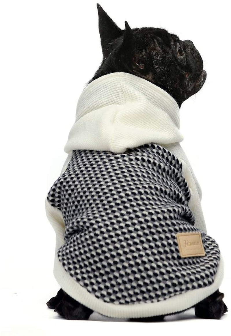 Fitwarm Knitted Pet Clothes Dog Sweater Hoodie Sweatshirts Pullover Cat Jackets Red Medium Animals & Pet Supplies > Pet Supplies > Dog Supplies > Dog Apparel Fitwarm Grey X-Large 