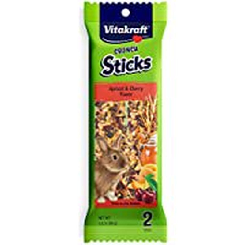 Vitakraft Crunch Sticks Rabbit Treats - Apricot & Cherry Flavor Animals & Pet Supplies > Pet Supplies > Small Animal Supplies > Small Animal Treats Vitakraft   
