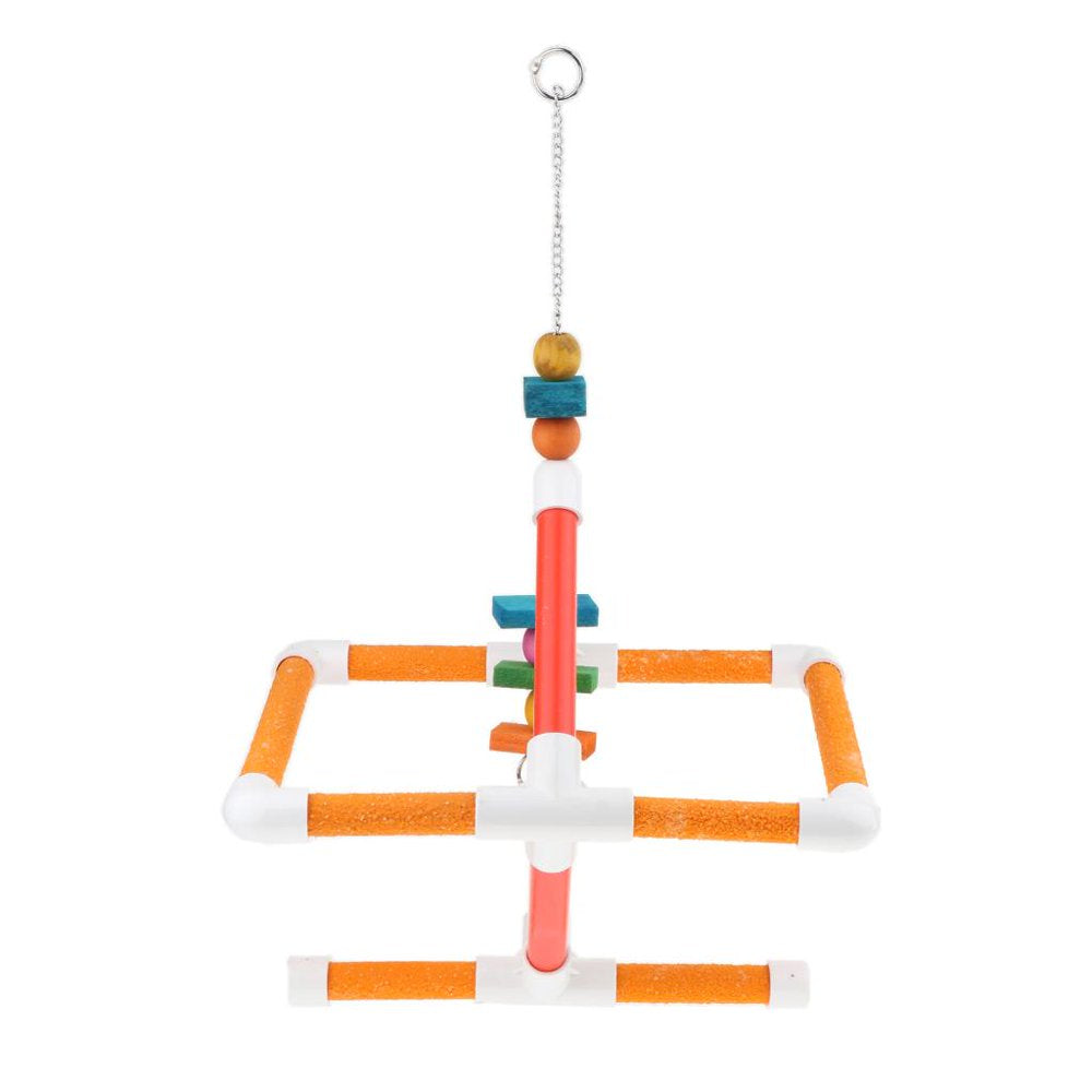 Small Animals Hamster Squirrels Toy Playground Perch Climing Ladder Parakeet Parrot Bird Gym Stand Playpen Animals & Pet Supplies > Pet Supplies > Bird Supplies > Bird Ladders & Perches DYNWAVE   