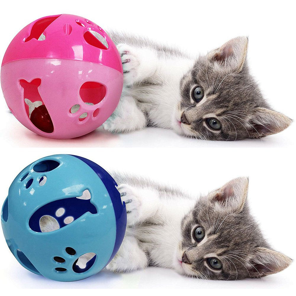 Pets First Large Size Cat Ball with Bell Toy for Cats Kittens and Other Animals - Large Size for Extra Fun, Rings as It Moves - Pink Animals & Pet Supplies > Pet Supplies > Cat Supplies > Cat Toys PETS FIRST INC   