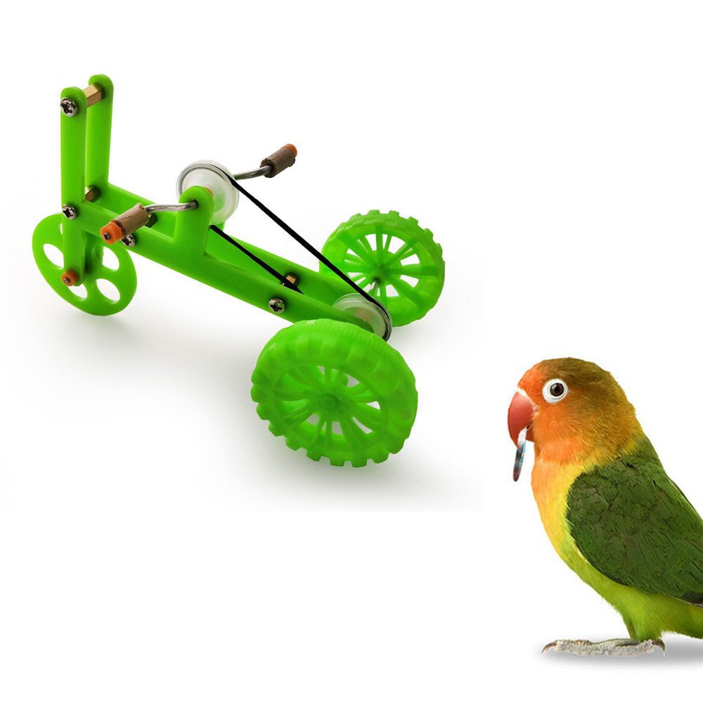 Visland Bird Training Parrot Bike Toy with Funny Design Intelligence Toys for Pet, Parrot, Bird Animals & Pet Supplies > Pet Supplies > Bird Supplies > Bird Toys Visland   
