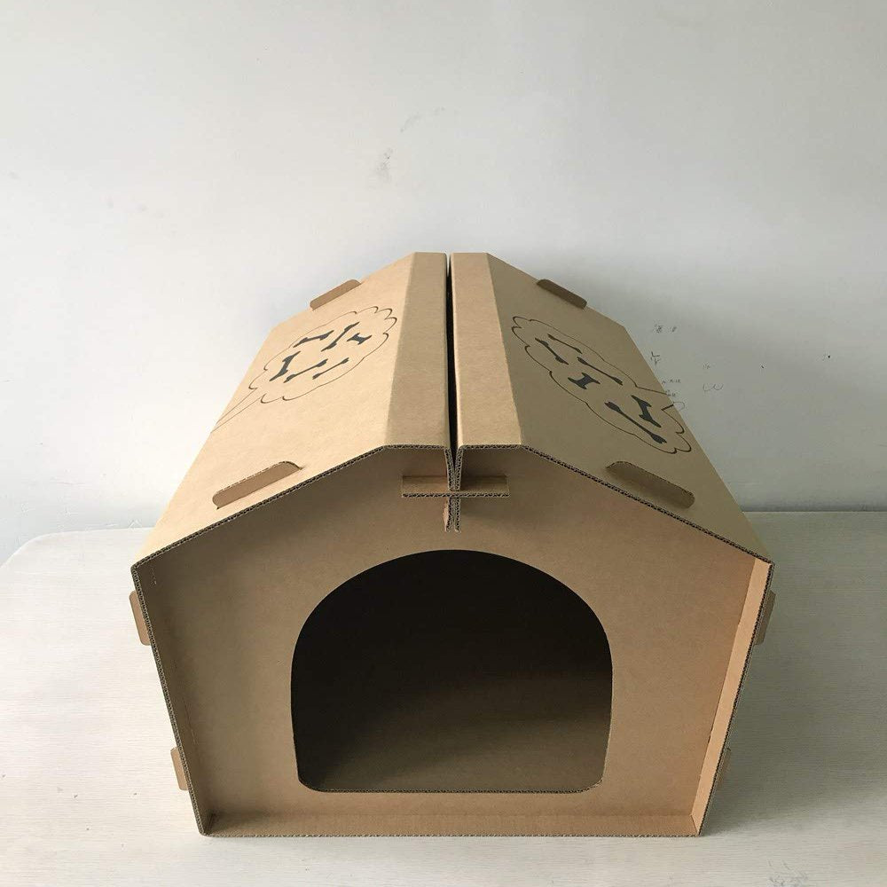 Seny Cardboard Dog House Pet House Tower Condo Apartment Animals & Pet Supplies > Pet Supplies > Dog Supplies > Dog Houses Seny   