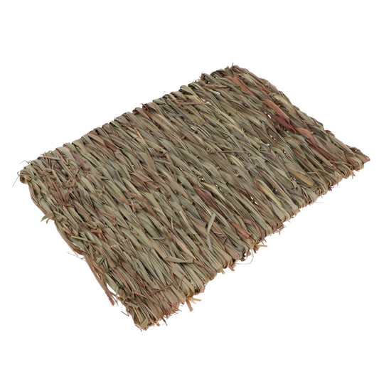 Natural Woven Bed Mat for Small Animal Bunny Bedding Nest Chew Toy Bed Animals & Pet Supplies > Pet Supplies > Small Animal Supplies > Small Animal Bedding Colcolo   