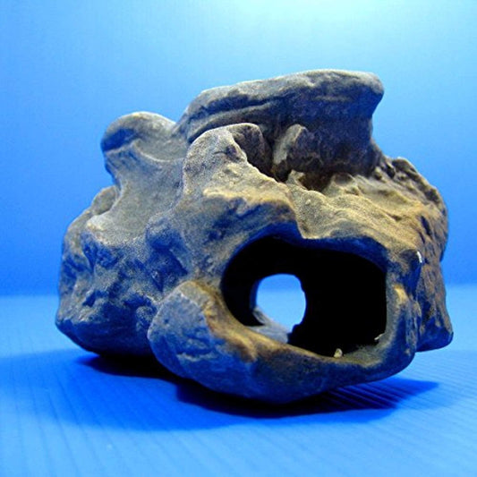 Aquarium Supplies DR. MOSS Cichlid Stone Ceramic Aquarium Rock Cave Decor
