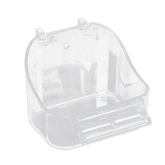 Pet Supplies Plastic Bath Bird Accessory Hanging Bird Cage Shower Food Container Bird Bathing for Small Birds, Canaries, Budgies, Parrot Animals & Pet Supplies > Pet Supplies > Bird Supplies > Bird Cage Accessories WOCLEILI   