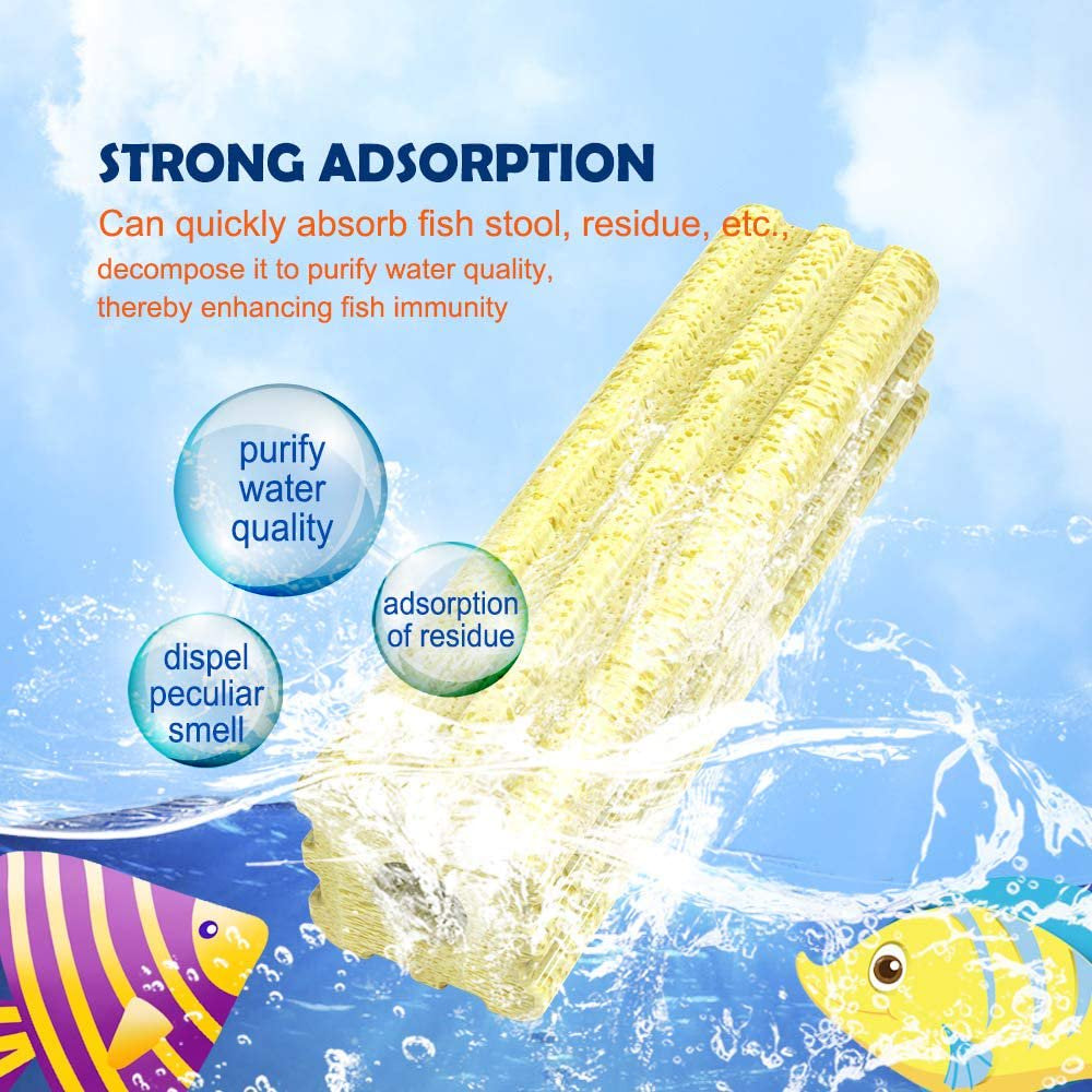 Aquarium Filter Media Porous 100Pcs Bio Ceramic for Fresh Water, Sea Water Aquarium Fish Tank and Koi Pond (Ceramic)