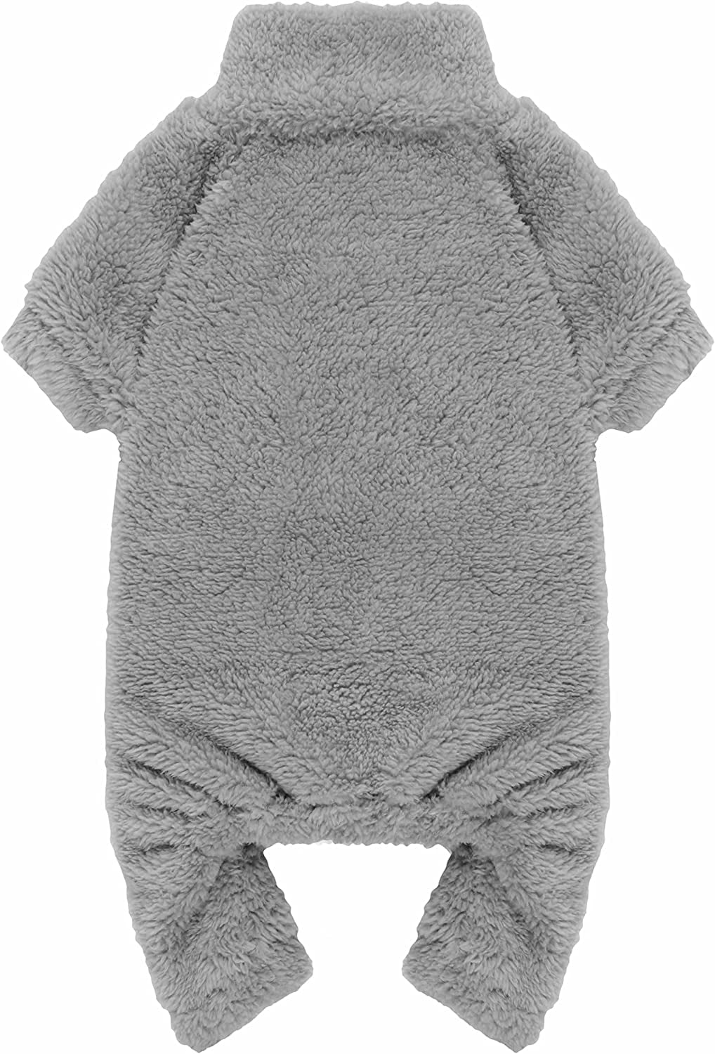 Fuzzy Dog Pajamas Turtleneck Dog Clothes Warm Soft Cozy Lightweight Dog Pjs Dog Sweaters for Small Dogs(Pink-Xs) Animals & Pet Supplies > Pet Supplies > Dog Supplies > Dog Apparel Stpiatue Grey XX-Small 