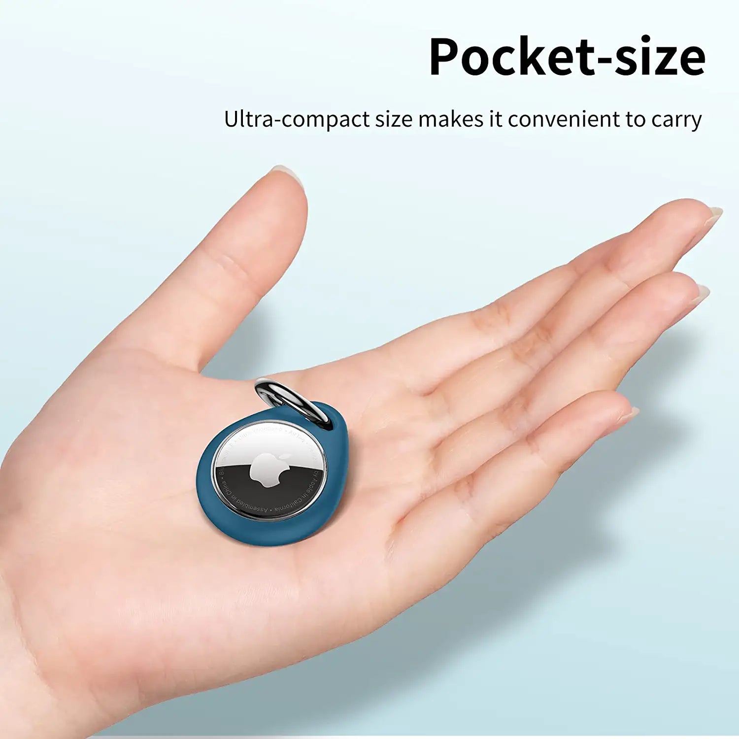 Unbreakcable 4-Pack Airtag Case with Keychain [Lock Design][Lightweight][ Scratch Protection], Secure Holder Protective Case for Keys, Bags, Luggage, and Pet Collar (Brown&Blue) Electronics > GPS Accessories > GPS Cases UNBREAKcable   