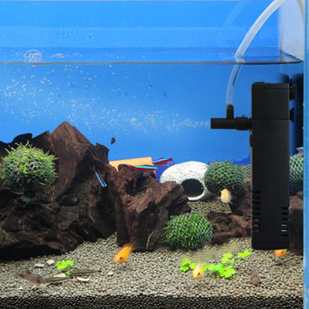 Walbest 300L Mini Aquarium Fish Turtle Tank Quiet Purifier Water Internal Filter Oxygen Pump Animals & Pet Supplies > Pet Supplies > Fish Supplies > Aquarium Filters Walbest   