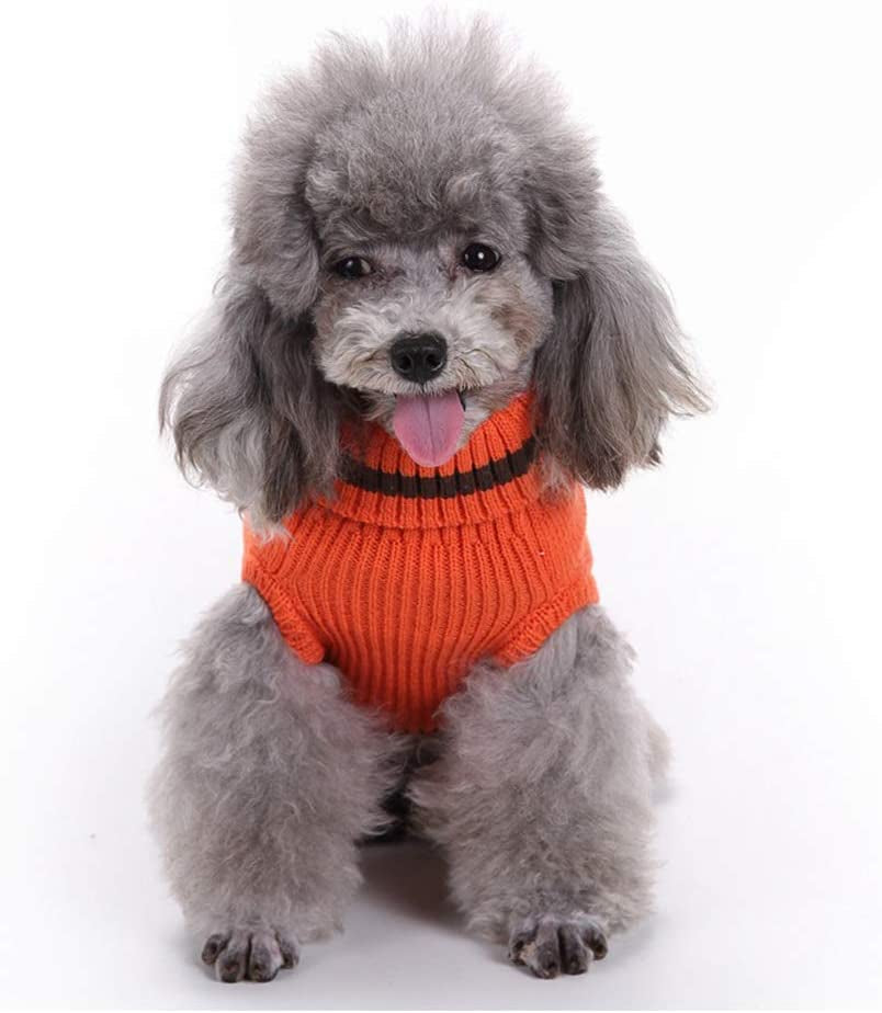 NACOCO Pet Clothes the Owl Sweater the Cat Dog Sweater Christmas Pet Jacket Dog Apparel (Orange, L) Animals & Pet Supplies > Pet Supplies > Dog Supplies > Dog Apparel NACOCO   