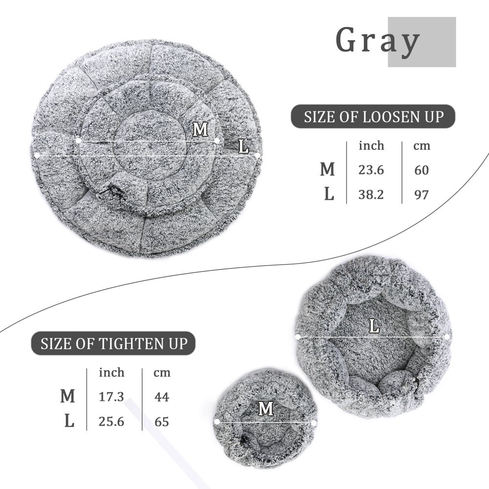 Petals-Shaped Pet Bed Soft 38.2"X 38.2" for Cats and Dogs,Large Animals & Pet Supplies > Pet Supplies > Cat Supplies > Cat Beds PAWZ Road   