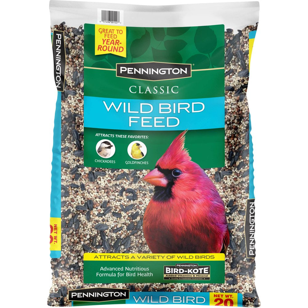 Pennington Classic Wild Bird Feed and Seed, 20 Lb. Bag Animals & Pet Supplies > Pet Supplies > Bird Supplies > Bird Food CENTRAL GARDEN & PET COMPANY 20 lbs  