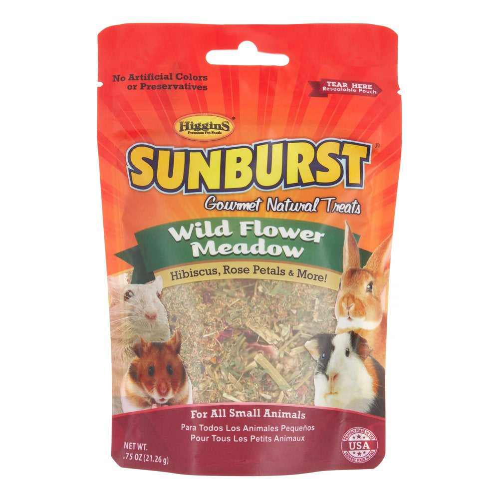 Higgins Sunburst Wild Flower Meadow Small Animal Treat, 0.75 Oz Animals & Pet Supplies > Pet Supplies > Small Animal Supplies > Small Animal Treats HIGGINS GROUP   