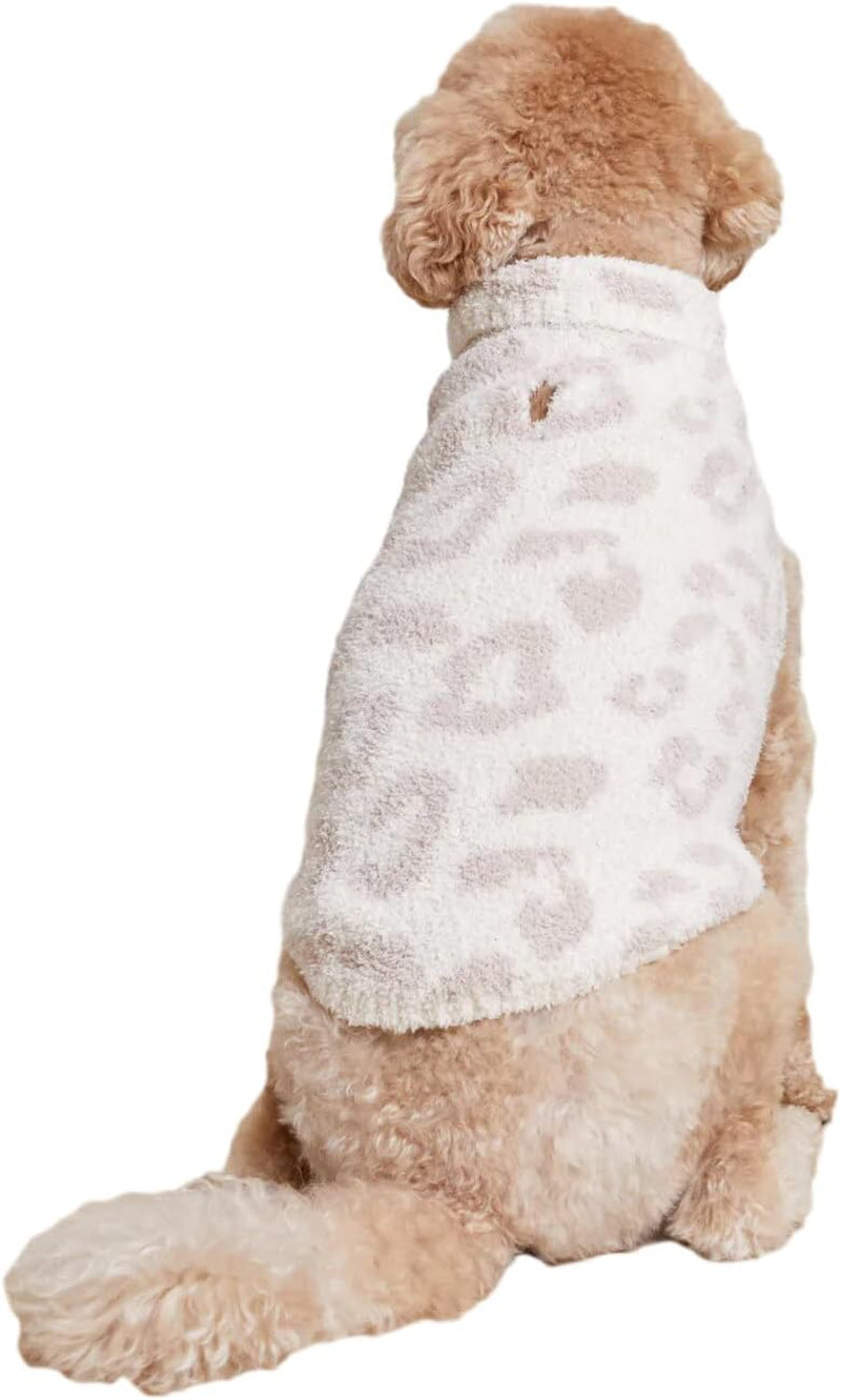 Barefoot Dreams Cozychic® Barefoot in the Wild Pet Sweater, Cream-Stone, Medium Animals & Pet Supplies > Pet Supplies > Dog Supplies > Dog Apparel BAREFOOT DREAMS   