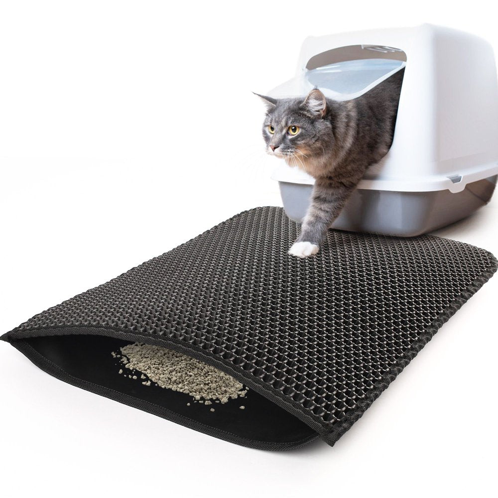 Primepets Cat Litter Trapping Mat, Waterproof Kitty Litter Trapper Pad, 24X15 In Animals & Pet Supplies > Pet Supplies > Cat Supplies > Cat Litter Box Mats LotFancy 24" x 15"  