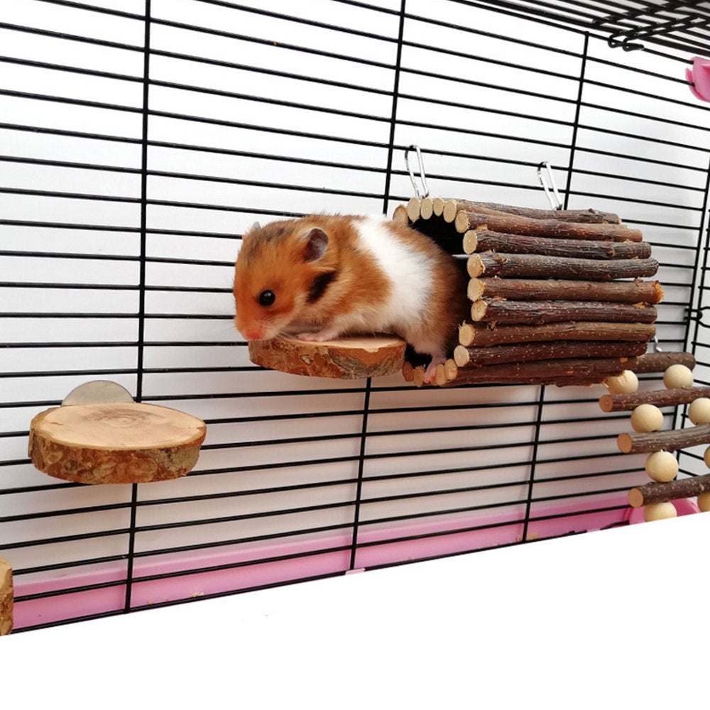 Small Animal Hideout Tube Cage House for Hamster Rat Mice Parrot Habitats Rat Hideaway Chew Cage Toy Animals & Pet Supplies > Pet Supplies > Small Animal Supplies > Small Animal Habitats & Cages BIlinli   