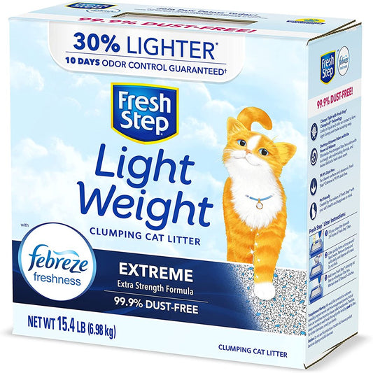Fresh Step Lightweight Clumping Cat Litter - 15.4Lb
