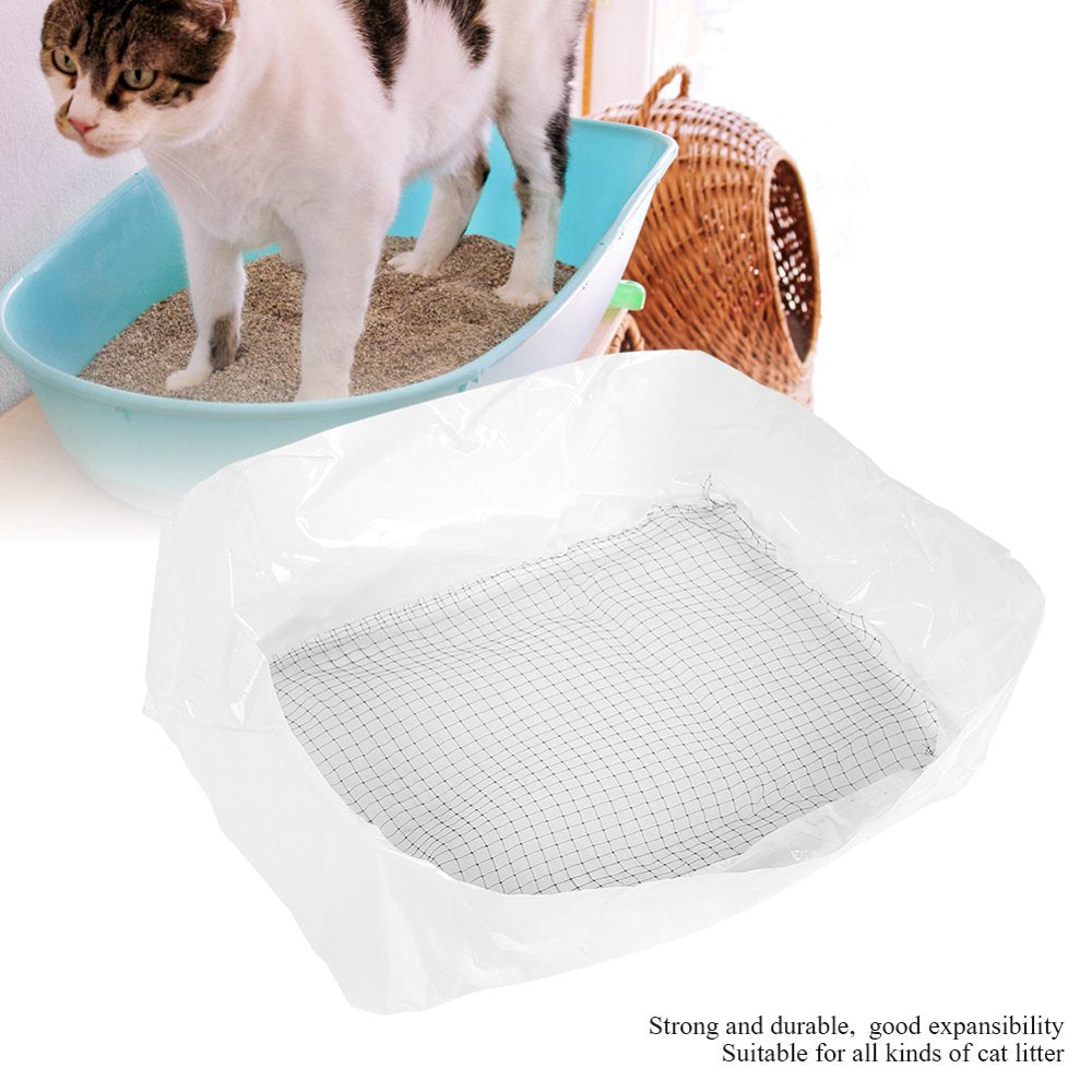 Greensen Cat Litter Tray, Cat Litter Liners,10Pcs/Set Cat Litter Box Liner Tray Reusable Strong Pet Lifter Sifter Bag Animals & Pet Supplies > Pet Supplies > Cat Supplies > Cat Litter Box Liners Greensen   