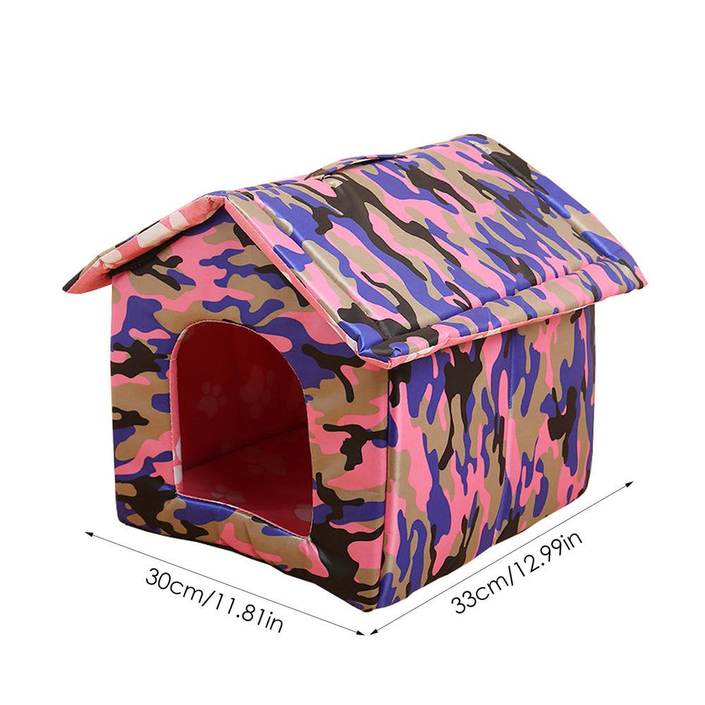 Bellanny Cat Houses for Outdoor Cats, Waterproof Cat House Shelter, Dog Houses Small Dogs Pets House Outdoor Cat Houses for Cats Outdoor Stray Cats Excitement Animals & Pet Supplies > Pet Supplies > Dog Supplies > Dog Houses Bellanny   